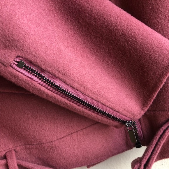 BADGLEY MISCHKA April Wool Motorcycle Jacket L - Picture 8 of 15